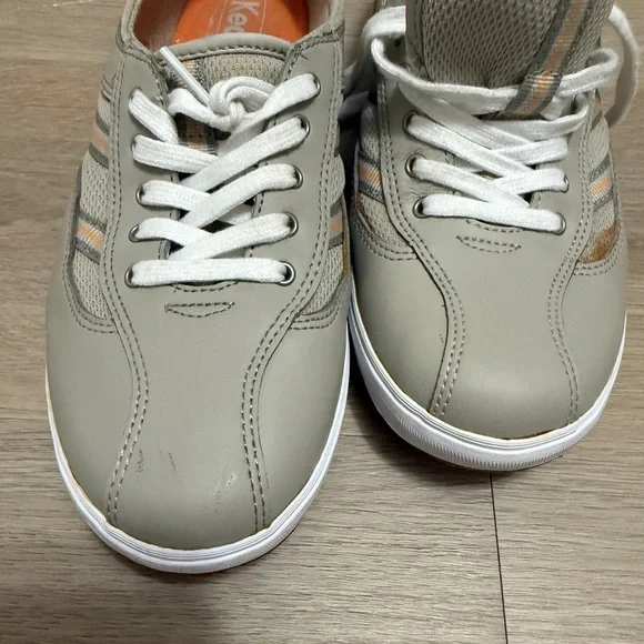 Keds Beige Low Top Sneakers Lightweight Casual Comfort Shoes - Picture 8 of 11